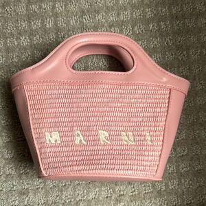 Marni Tropicalia Micro Woven Tote Bag